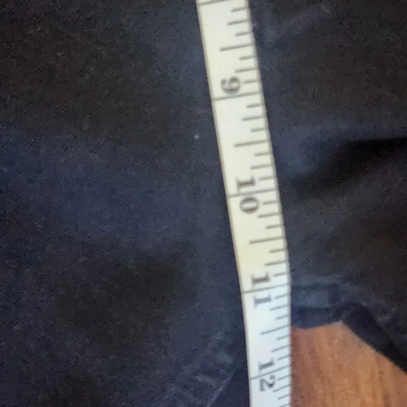 NWT Goldsign The High Rise Jeans Womens 24 Black Slatert Button Fly  Ankle Leg - Picture 14 of 15